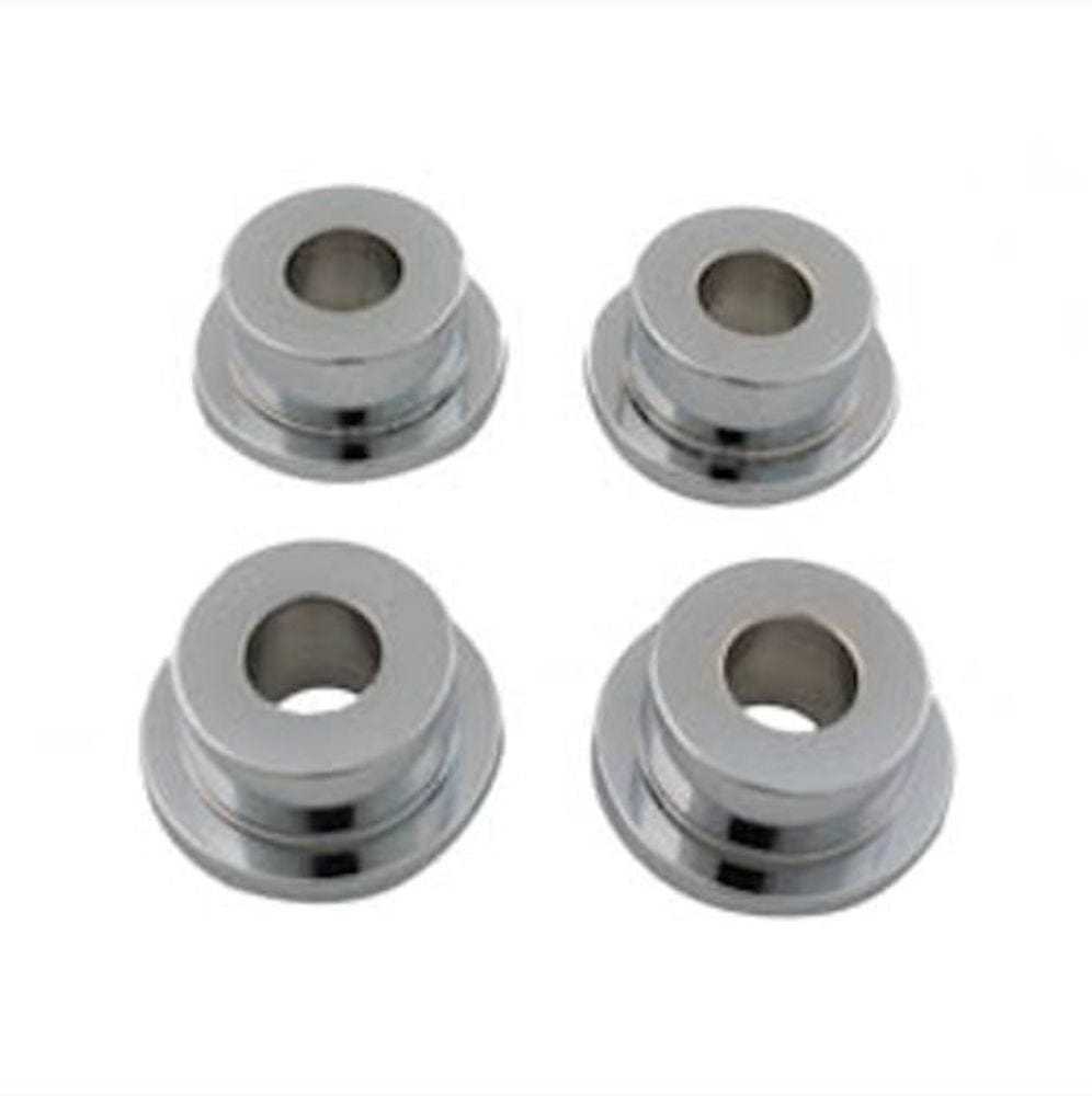 V-Twin Manufacturing, Solid Aluminum Handlebar Riser Bushings Mounts Harley Softail Dyna Sportster