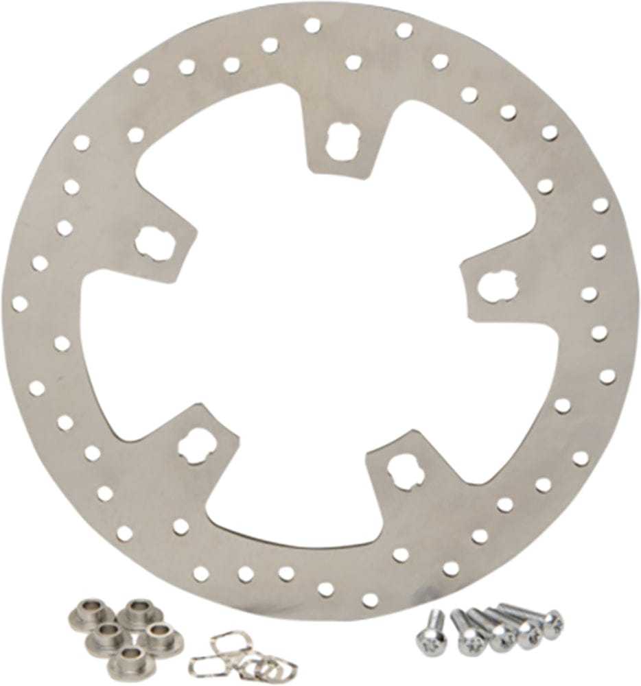 Drag Specialities, Stainless Steel Custom Enforcer Front Brake Rotor 14-20 Harley Touring OE 450017