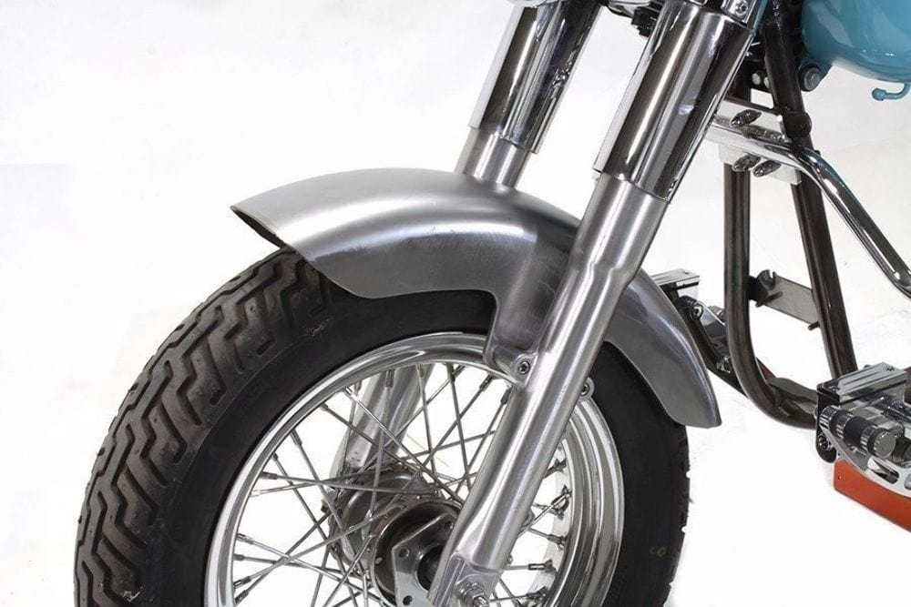 Mid-USA, Steel Raw Front Fender Smooth Replica Harley Softail Slim FLS  2012-2017 Bobber