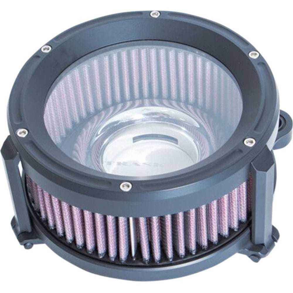 Trask Performance, Trask Assault Charge Black Air Cleaner Stage 1 Filter Intake Harley 17+ Touring