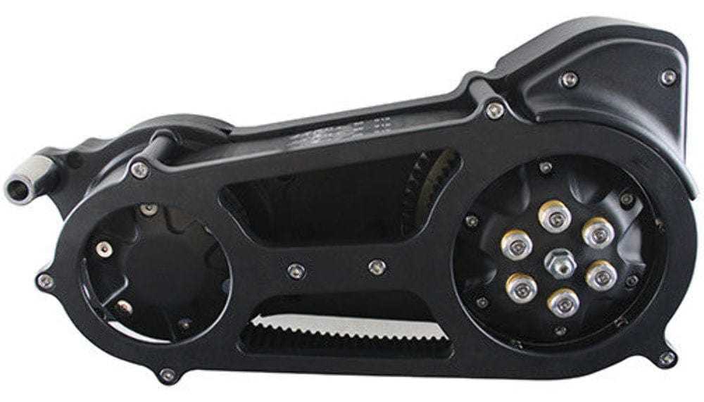 Ultima, Ultima 2" Bagger Billet Black Open Primary Belt Drive Harley Touring & FXR