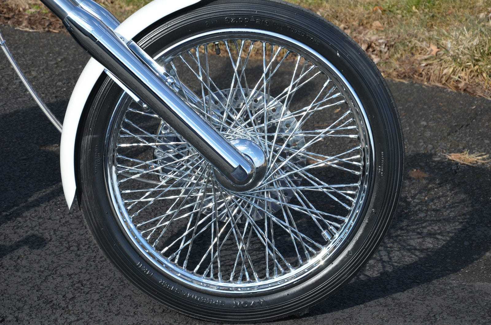 Ultima, Ultima 21" X 2.15" 80 Twisted Spoke Front Wheel 1984-1999 Harley Softail Chopper