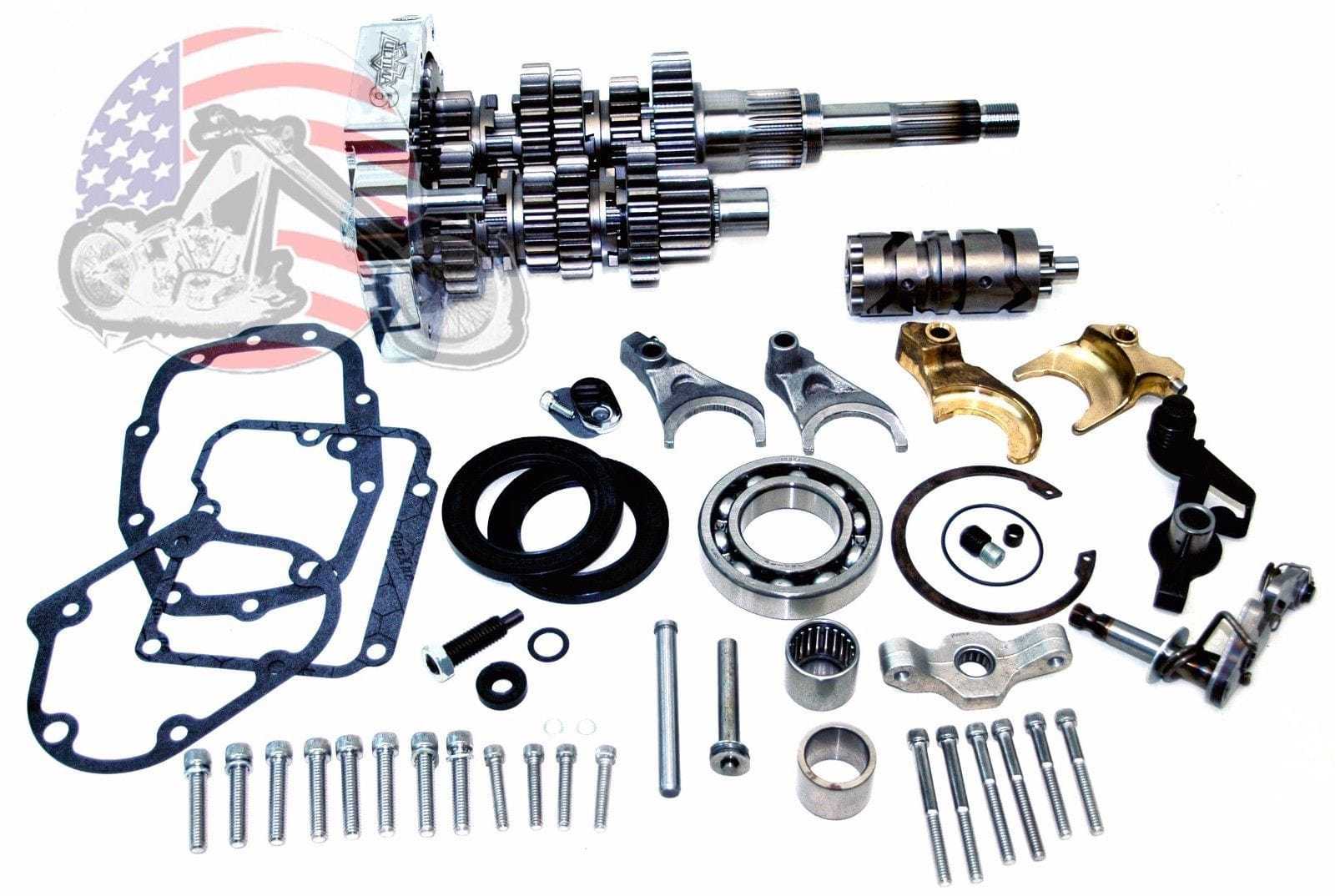 Ultima, Ultima 6-Speed Transmission Builders Kit Harley Softail Dyna Touring Gear Set