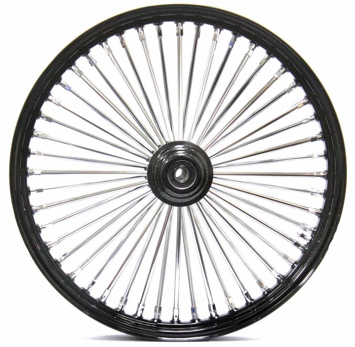 Ultima, Ultima Black 26 3.5 48 Fat King Spoke Front Rim Wheel Harley Single Disc 08+