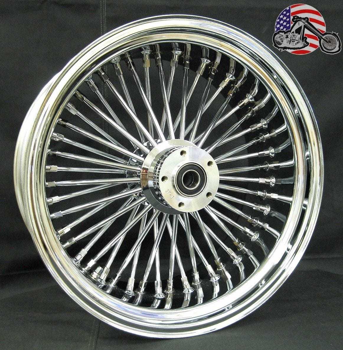 Ultima, Ultima Chrome 16 x 5.5 48 Fat King Spoke Rear Wheel Harley Chopper Bobber Custom