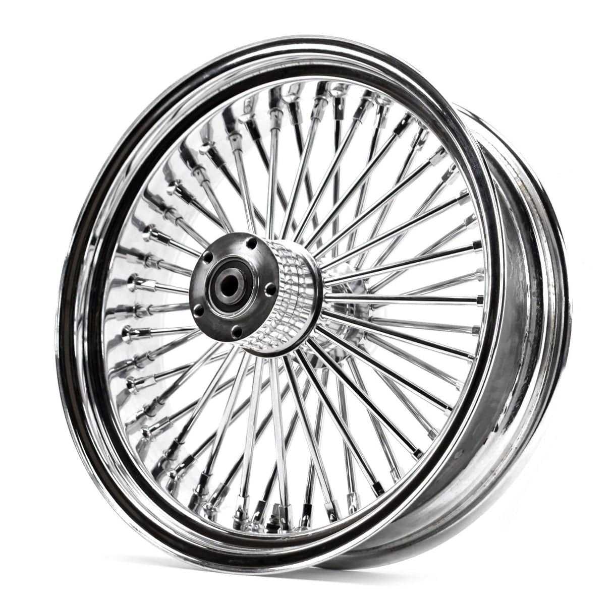 Ultima, Ultima Chrome 18 x 5.5 48 Fat King Spoke Rear Wheel Harley Chopper Bobber Custom