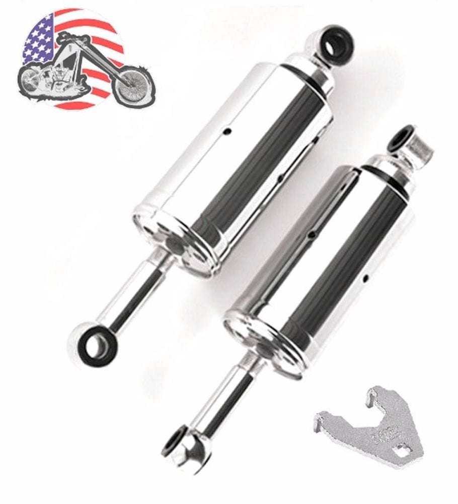 Ultima, Ultima Chrome Adjustable Lowering Shocks Kit 1989-1999 Harley Softail & Custom