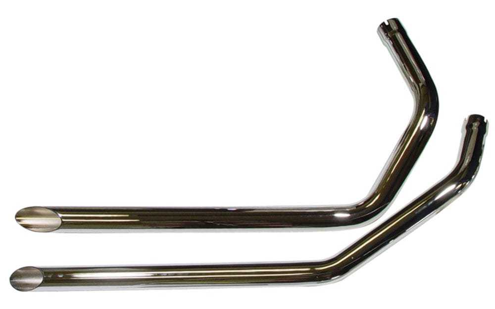 Ultima, Ultima Chrome Drag Pipes Exhaust System 1.75" OD 40" Harley Ironhead XL 1957-85