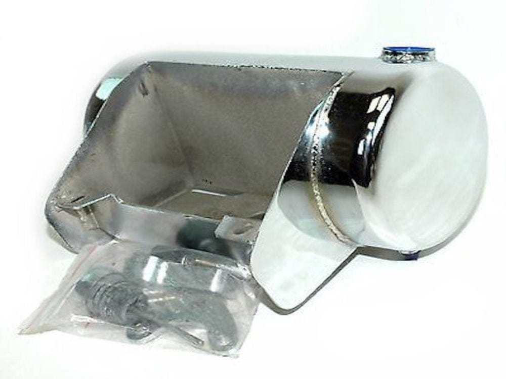 Ultima, Ultima Chrome Flat Side Fill Oil Tank Battery Box Harley Evo Softail Chopper