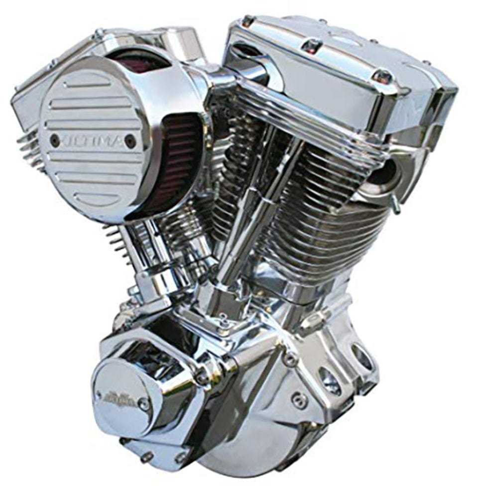 Ultima, Ultima El Bruto Evolution 127" Polished Motor Engine Harley Chopper Evo Big Twin