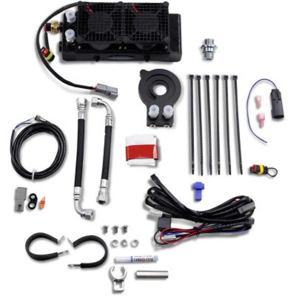 Ultra Cool, UltraCool 3.0 Lower Fairing Mount Oil Cool Kit Dual Liquid Harley 17+ Touring M8