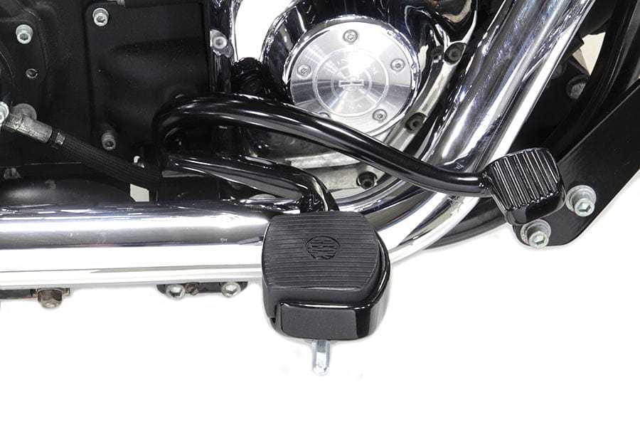 V-Twin Manufacturing, V-Twin Black Further Forward Mid Control Kit Foot Pegs Harley Dyna FXD 2006-2017