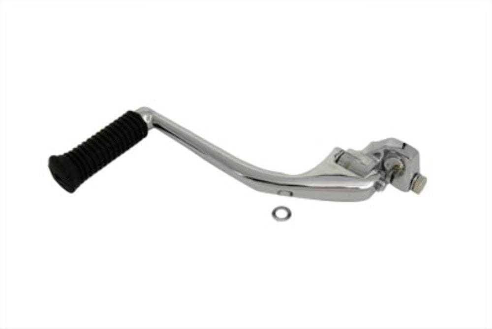 V-Twin Manufacturing, V-Twin Chrome Folding Kick Start Kicker Arm Shaft Pedal Peg Assembly Harley 77+