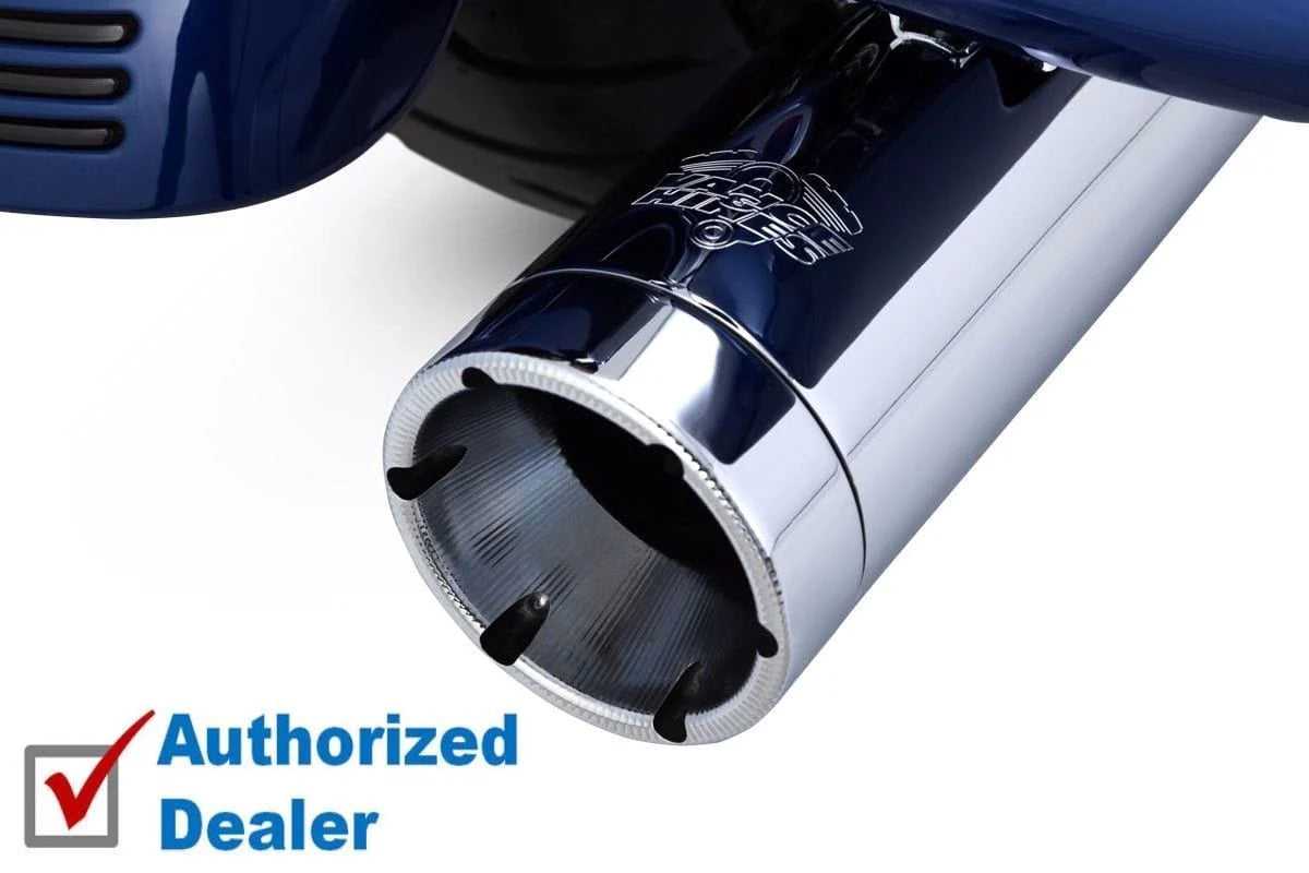 Vance & Hines, Vance & Hines Chrome Monster Round Slip-On Mufflers Exhaust 17-20 Harley Touring