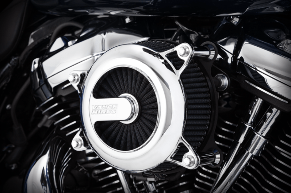 Vance & Hines, Vance & Hines Chrome VO2 Rogue Air Intake Kit Stage 1 Harley FLHT FXD FXST 00-15