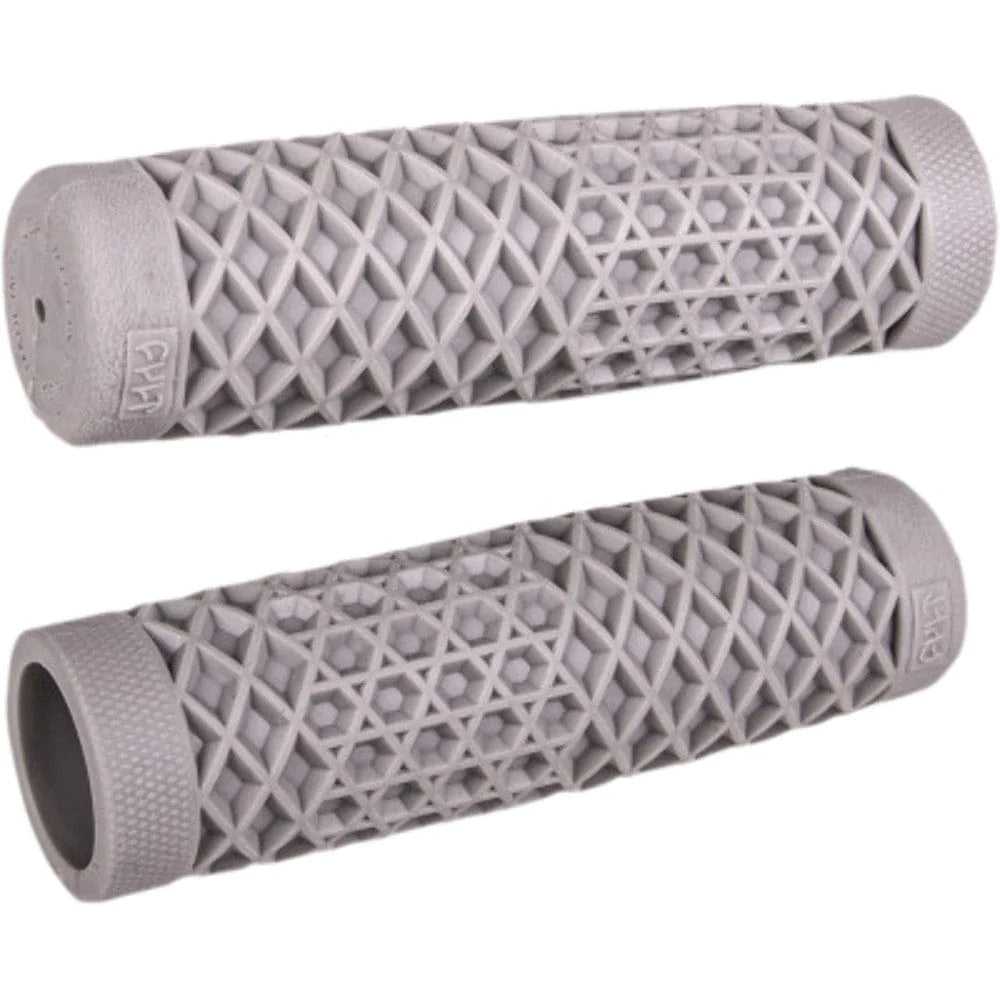 ODI, Vans Cult V-Twin Waffle Classic Rubber Gray Grips Hand Set Pair 1" Handlebars