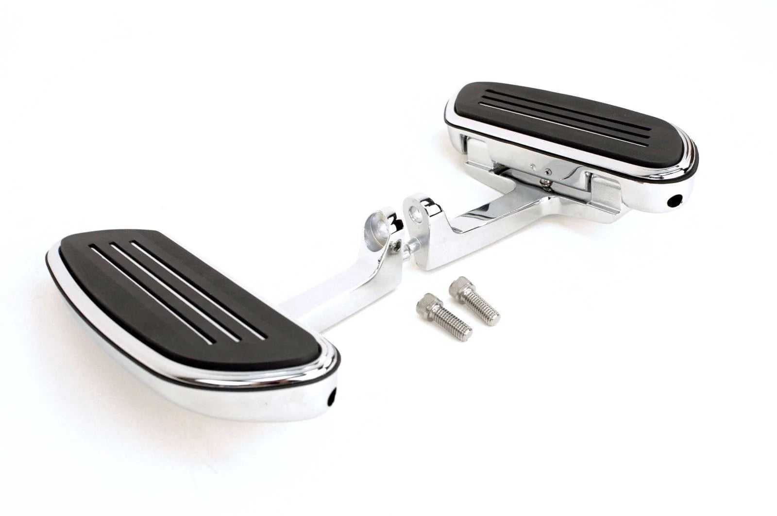 V-Twin Manufacturing, Wyatt Gatling Chrome Passenger Floorboard Mount Kit Harley Touring Bagger 93-20