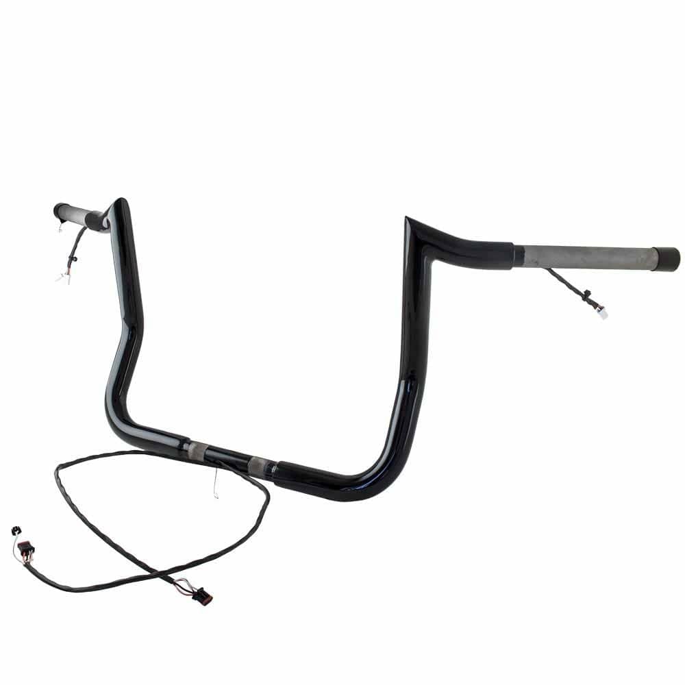 Paul Yaffe Bagger Nation, Yaffe Wired 14" Black Monkey Bagger Ape Hangers Bars Handlebars Harley Touring