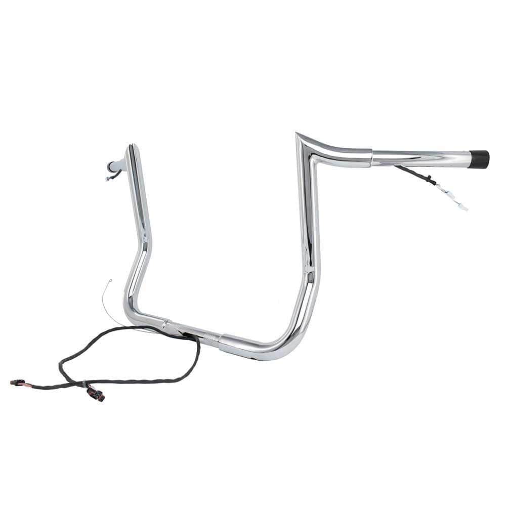 Paul Yaffe Bagger Nation, Yaffe Wired 14" Chrome Monkey Bagger Ape Hangers Bars Handlebars Harley Touring