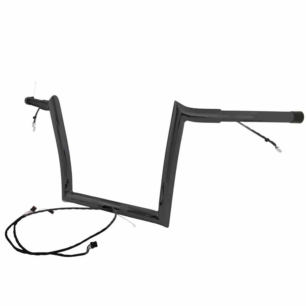 Paul Yaffe Bagger Nation, Yaffe Wired 16" Black OEM Monkey Ape Hangers Bars Handlebars Harley Touring FLTR