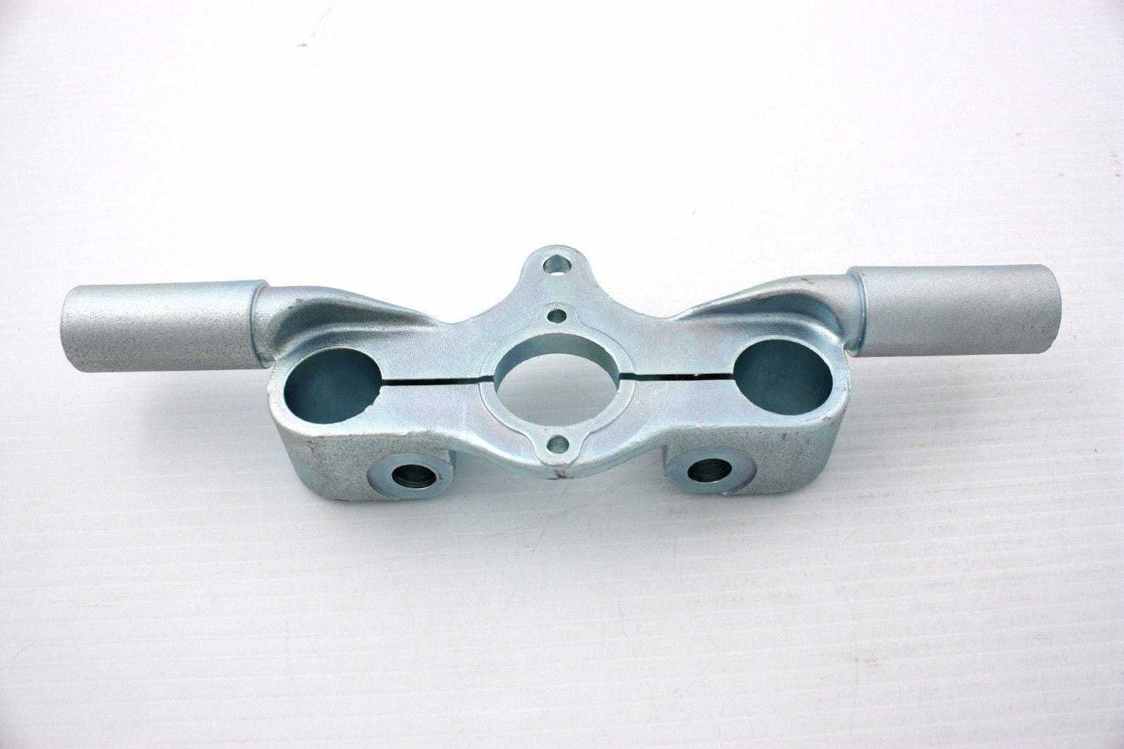 V-Twin Manufacturing, Zinc Springer Fork Inline Top Triple Tree w/ Ears 36-45 Harley Knucklehead WL FL